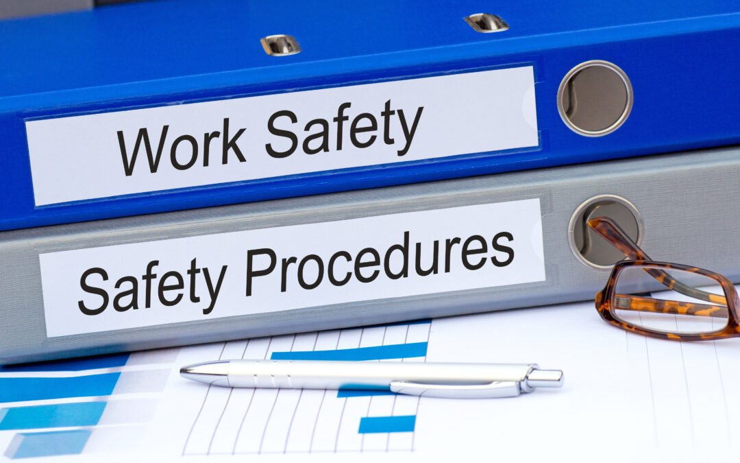 Work Safety and Safety Procedures Binder in the Office