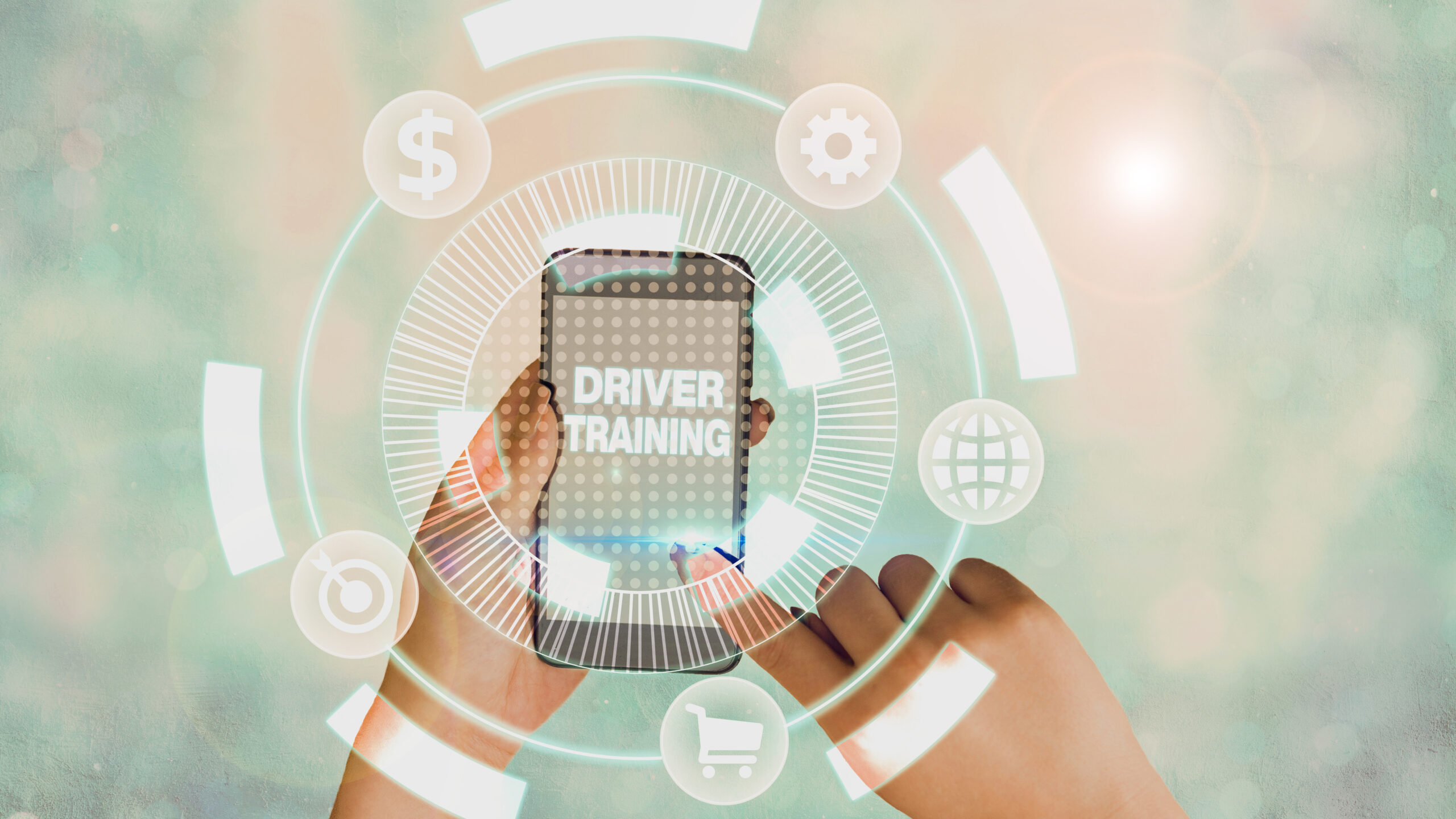 Handwriting text writing Driver Training. Concept meaning course of study that teaches how to drive a vehicle.