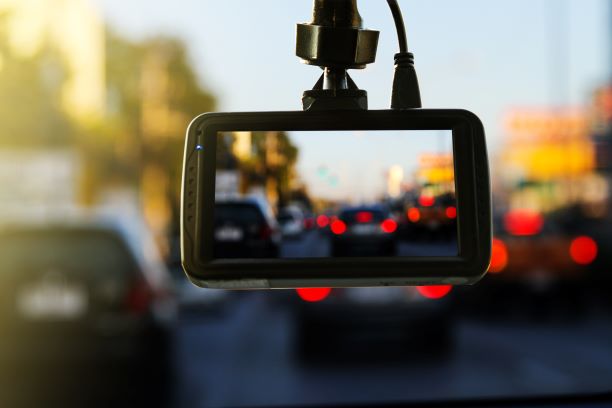 dash camera in the car