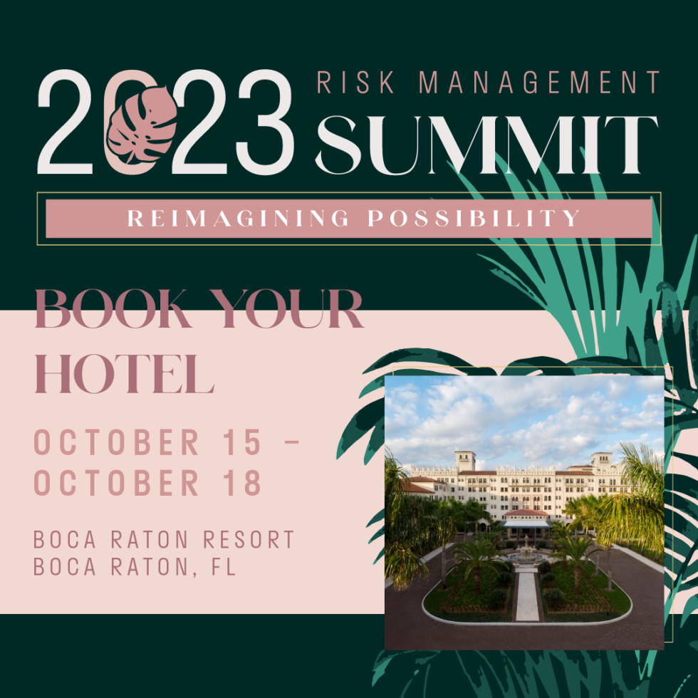 30 day countdown to the Risk Management Summit, Register and Book your